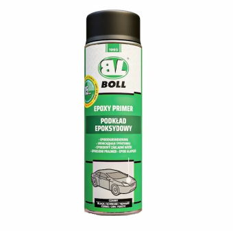 Epoksīda gruntskrāsa melna aerosols BOLL 00140141 500 ml.